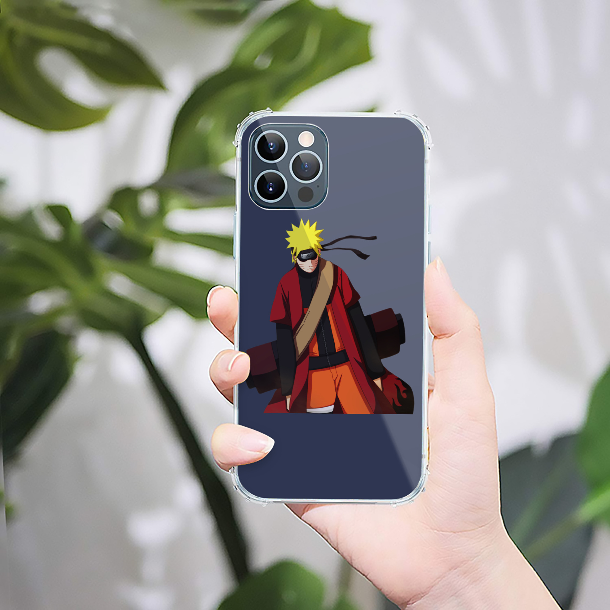 （画像用） NARUTO -ナルト- うずまき ナルト Uzumaki Naruto 【iPhone 12シリーズ対応】透明スマホケース（クリアソフトケース）